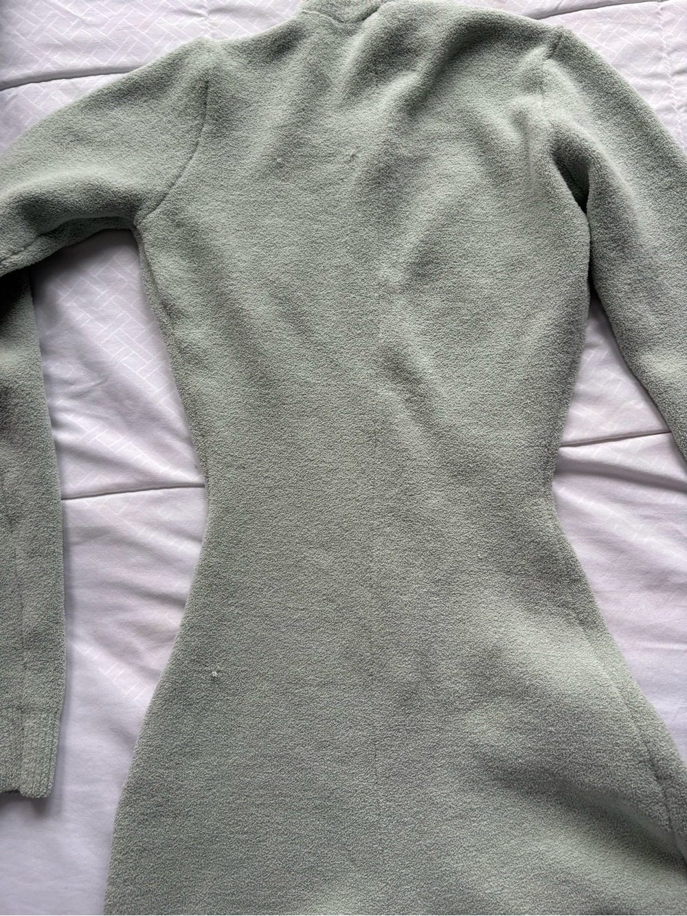 Skims Mint Knit Romper Zip-Front - Picture 8 of 9